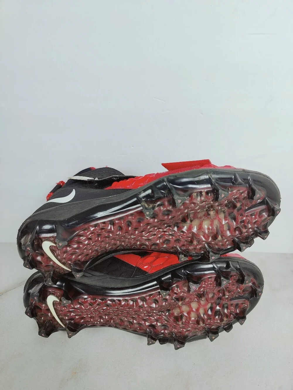 Nike Men's Force Savage Elite 2 Football Cleats, Black Red, Sz 9